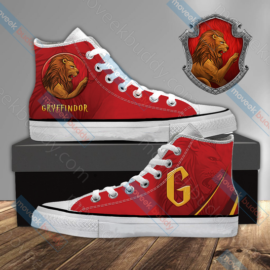 Harry Potter - Gryffindor House Wacky Style High Top Shoes SIZE 29