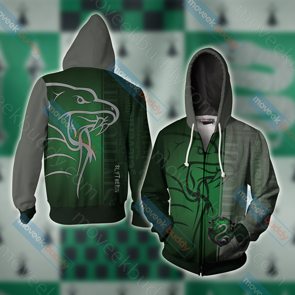 You Might Belong In Slytherin Harry Potter Hogwarts Unisex 3D T-shirt Zip Hoodie XS