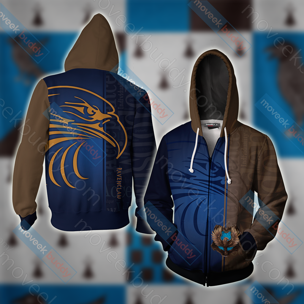 You Might Belong In Ravenclaw Harry Potter Hogwarts Unisex 3D T-shirt Zip Hoodie XS