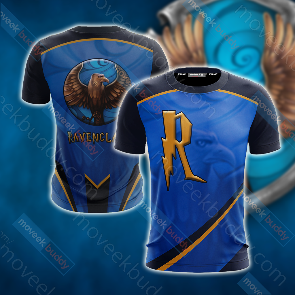 Harry Potter - Ravenclaw House Wacky Style Unisex 3D T-shirt