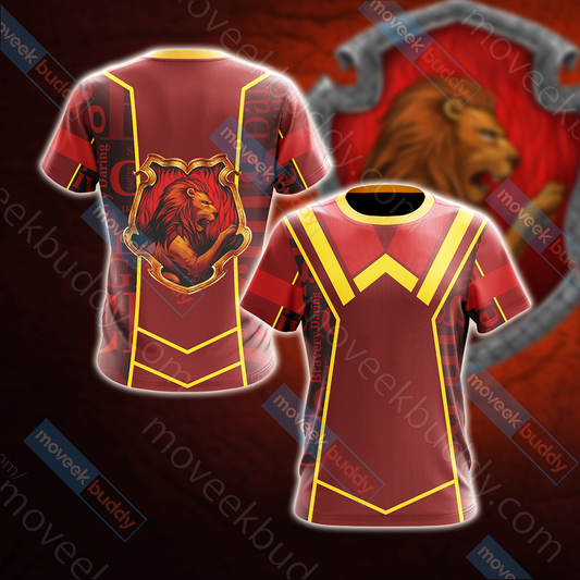 Harry Potter - Gryffindor House New Lifestyle Unisex 3D T-shirt