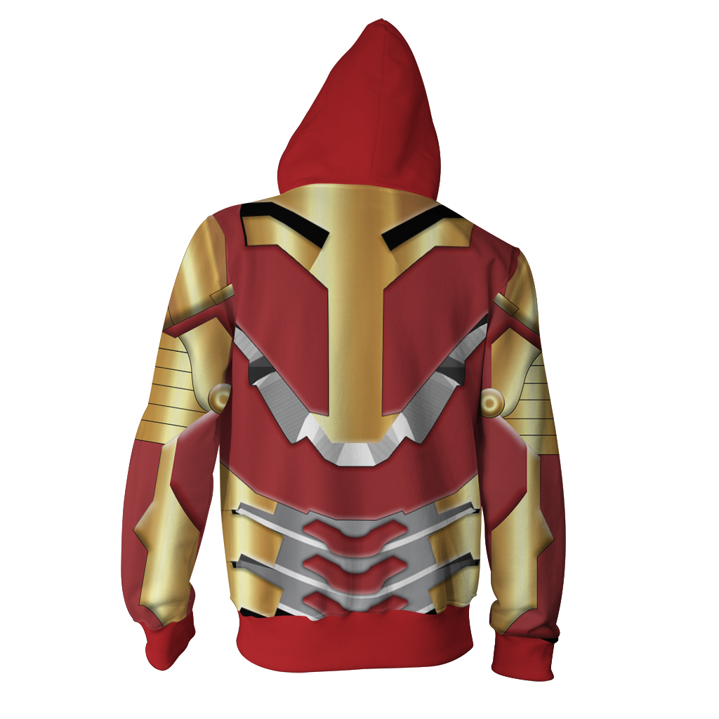 Iron Man 3 XLII Cosplay Zip Up Hoodie Jacket