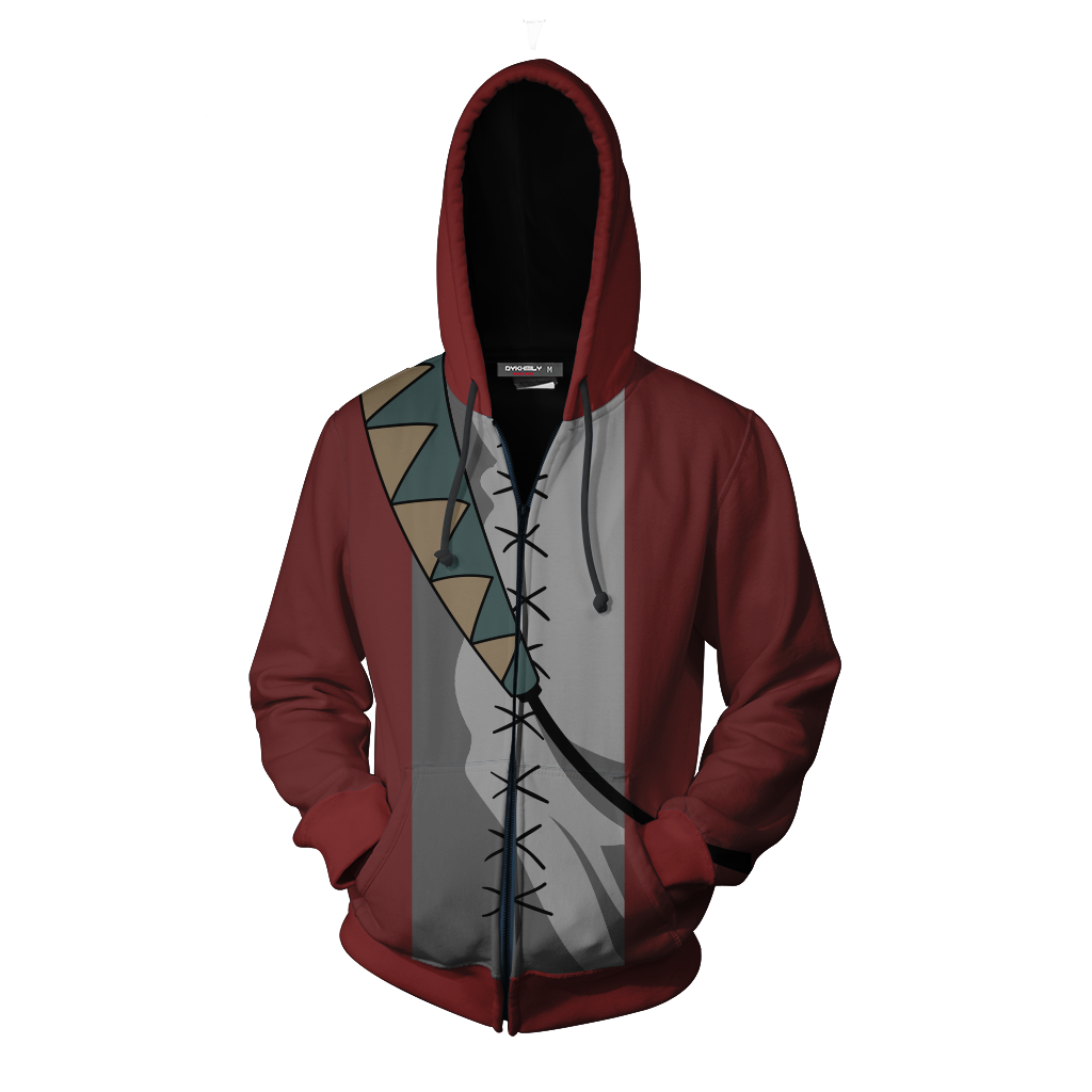 Mugen Samurai Champloo Cosplay Zip Up Hoodie Jacket