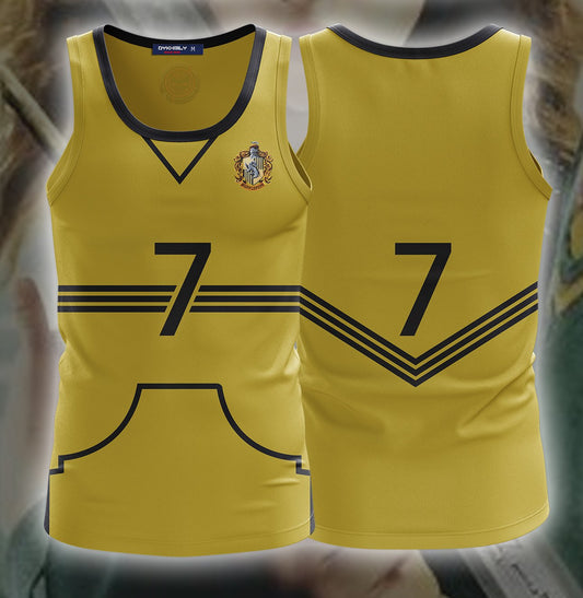 Harry Potter The Hufflepuff Quidditch Team 3D Tank Top S