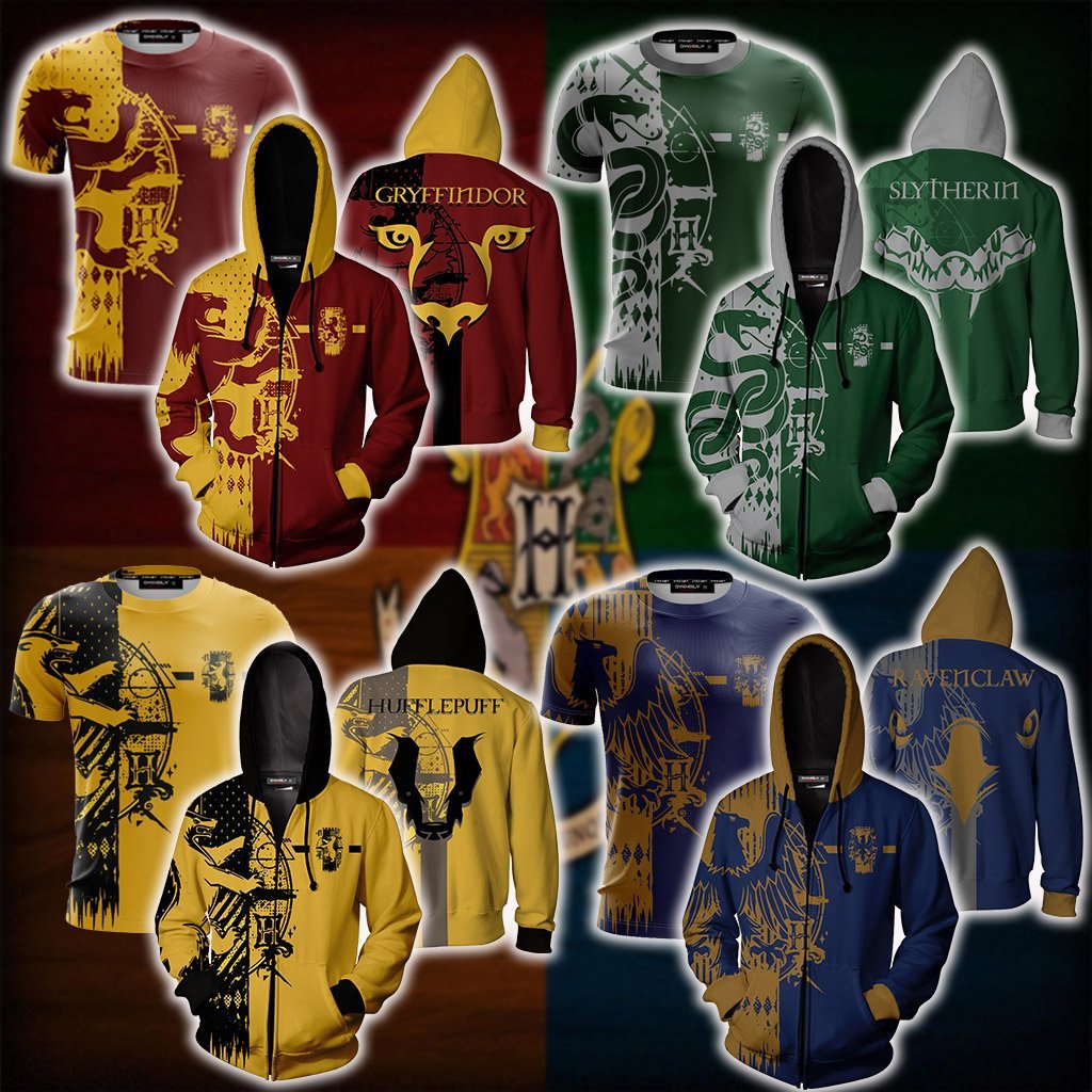 Quidditch Slytherin Harry Potter New Look Unisex 3D T-shirt