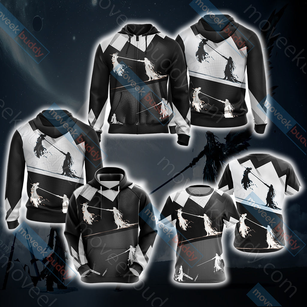 Final Fantasy 7 - Sephiroth v Cloud Unisex 3D T-shirt