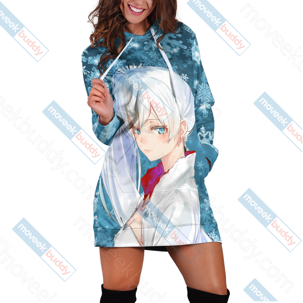 RWBY Weiss Schnee 3D Hoodie Dress