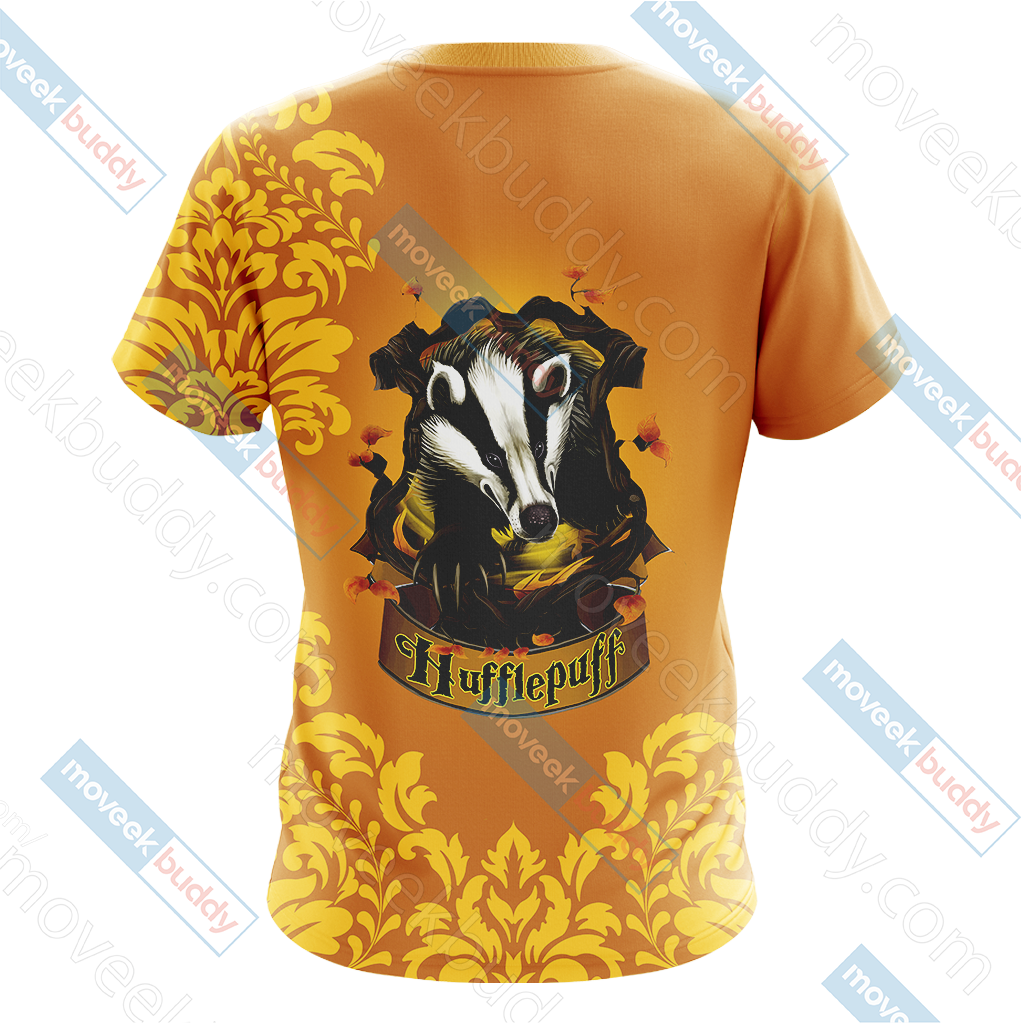 Harry Potter - Loyal Like A Hufflepuff Version Lifestyle Unisex 3D T-shirt