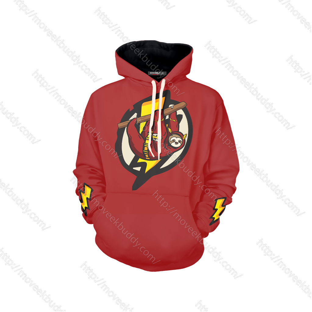 The Flash Sloth 3D Hoodie