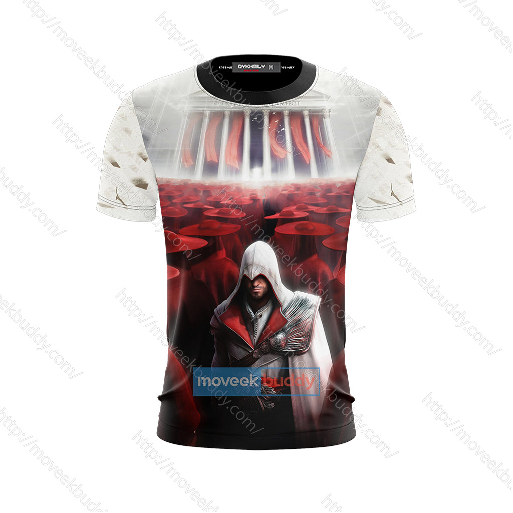 Assassin's Creed Brotherhood Ezio Auditore 3D T-shirt