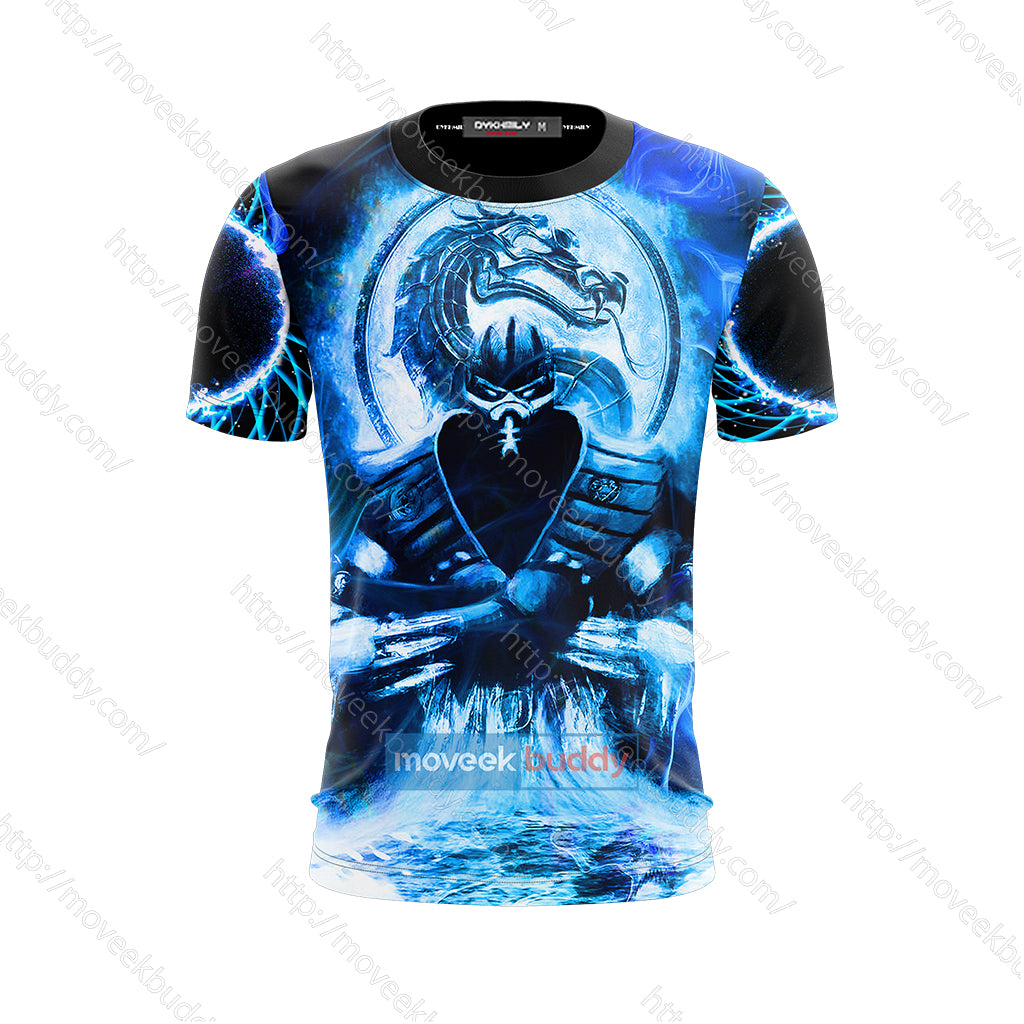 Mortal Kombat Subzero Cosplay Unisex 3D T-shirt