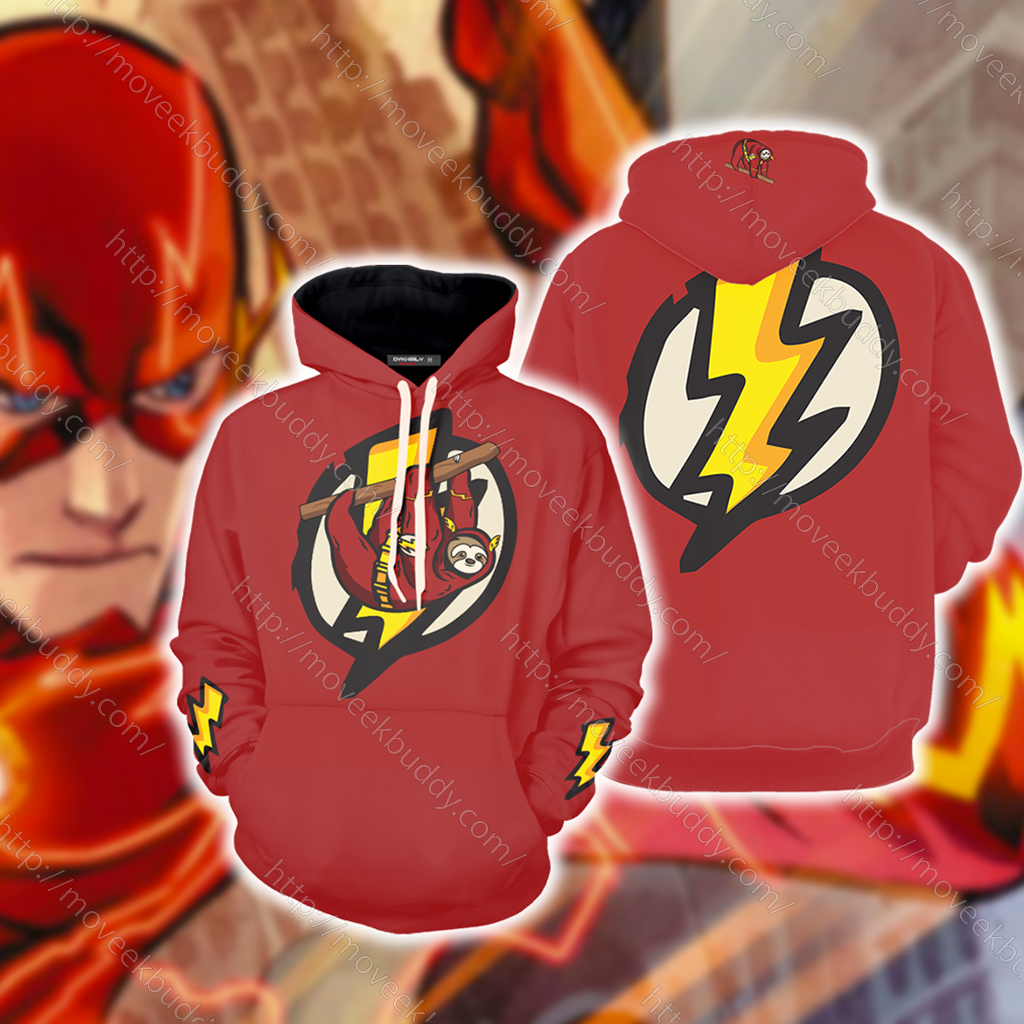 The Flash Sloth 3D Hoodie S