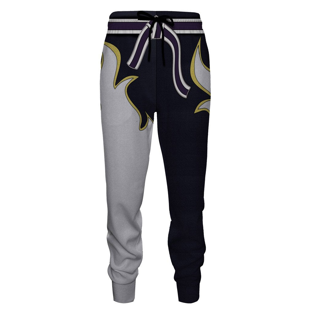 Tekken Jin Kazama White Flame Cosplay Jogging Pants