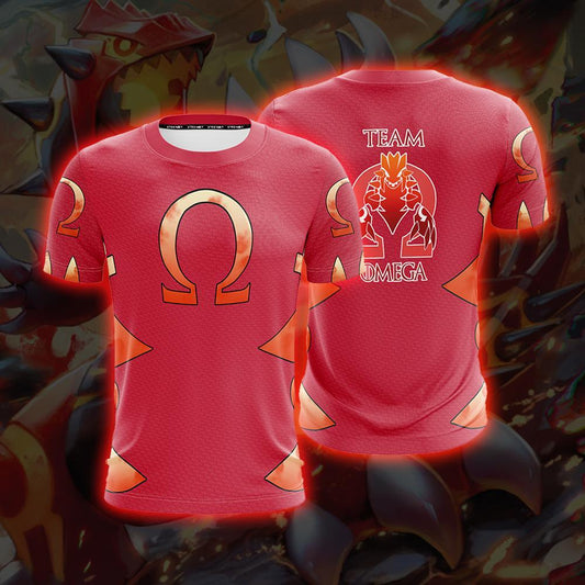 Groudon Team Omega Pokemon Go Unisex 3D T-shirt S