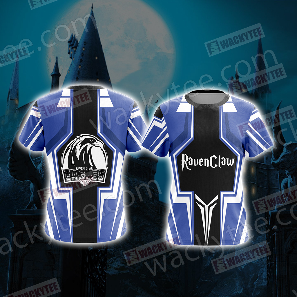 Harry Potter Hogwarts Castle - Ravenclaw House Wacky Style New Collection Unisex 3D T-shirt