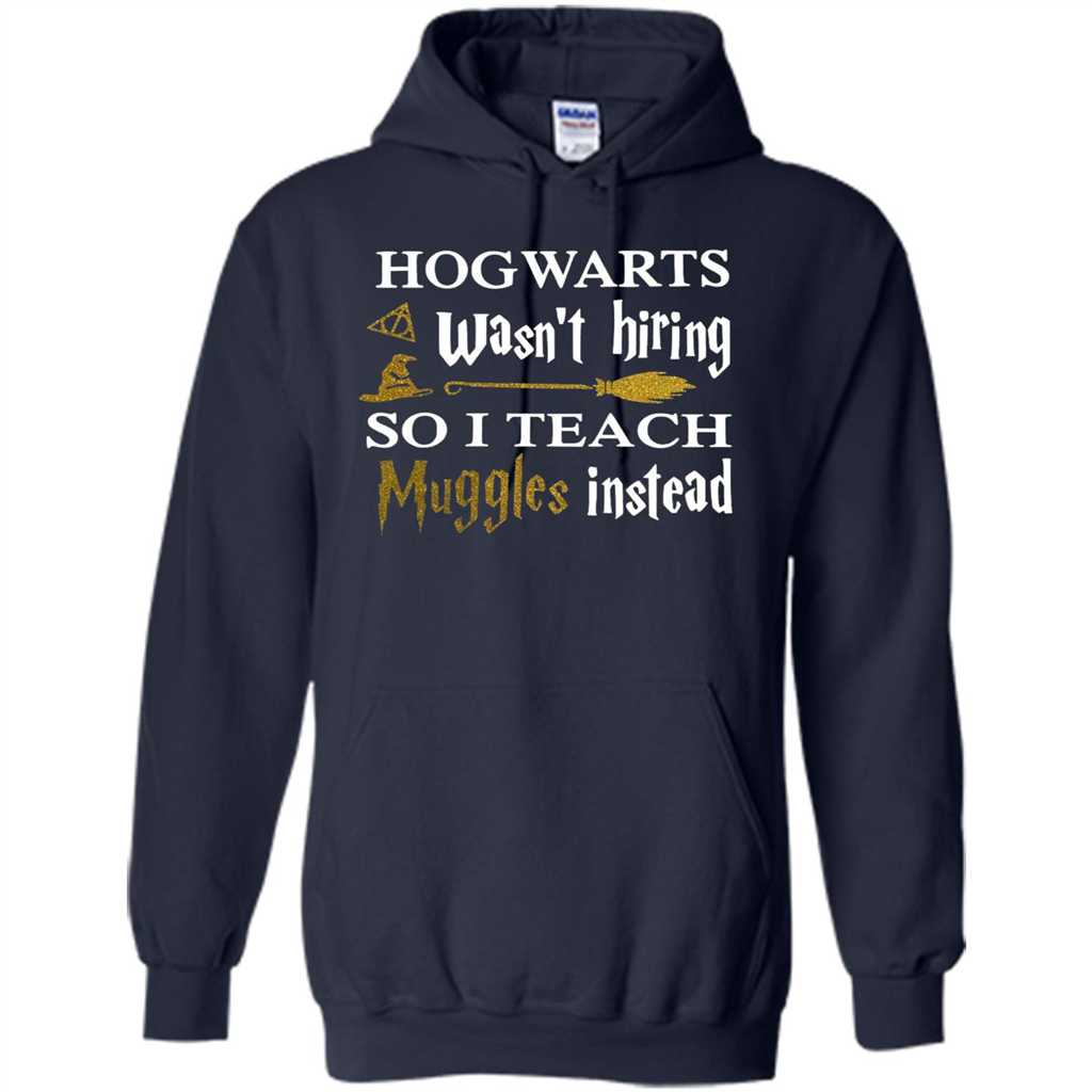 I Teach Muggles Instead T-shirt Navy S
