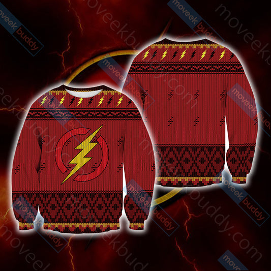 The Flash Knitting Style Unisex 3D Sweater S