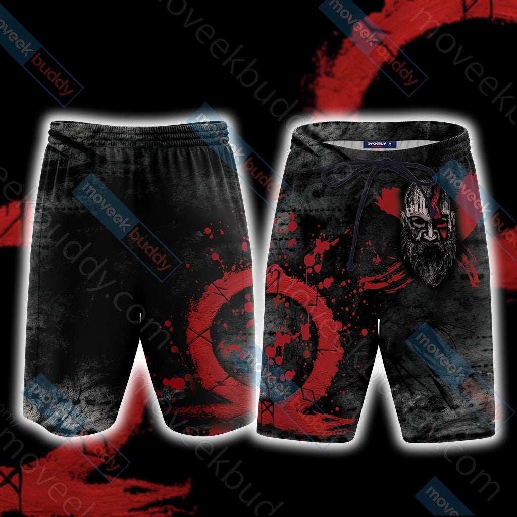 God Of War Unisex Beach Shorts S