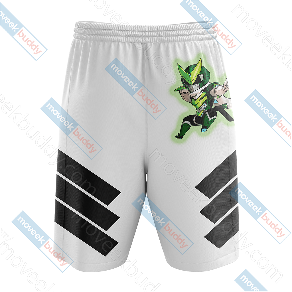 Overwatch - Genji Symbol 3D Beach Shorts