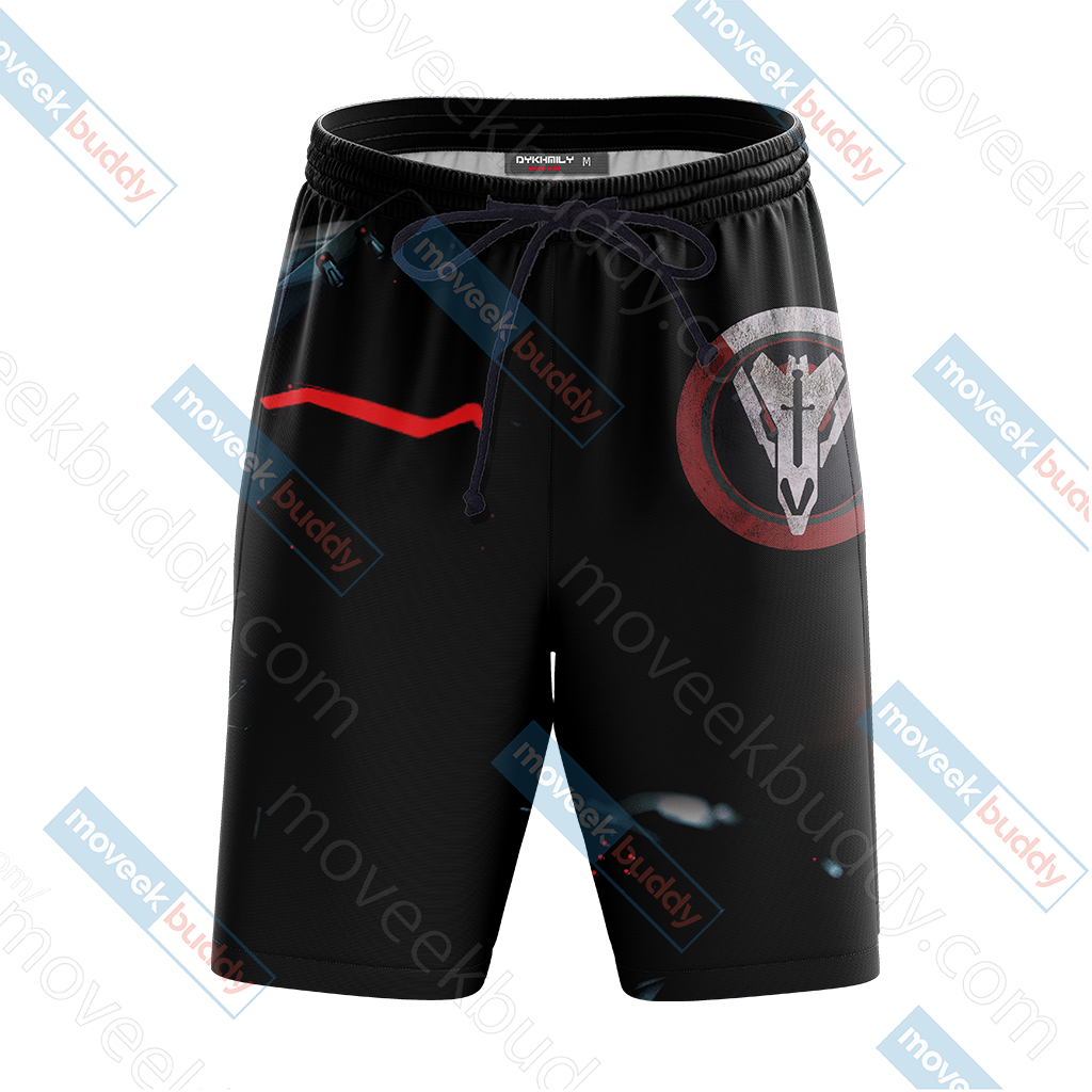 Overwatch - Blackwatch 3D Beach Shorts