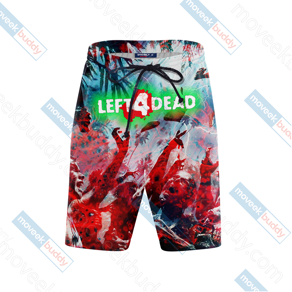 Left 4 Dead Symbol 3D Beach Shorts