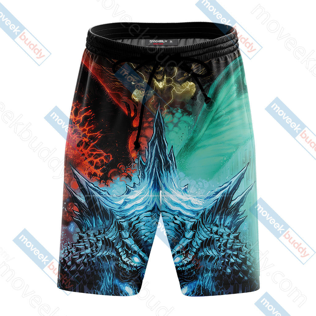 Godzilla King Of The Monsters New Unisex 3D T-shirt