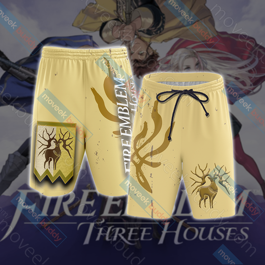 Fire Emblem - The Golden Deer 3D Beach Shorts