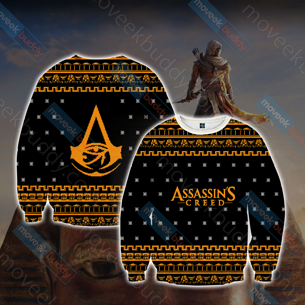 Assassin's Creed - Origins Knitting Style Unsex 3D Sweater S