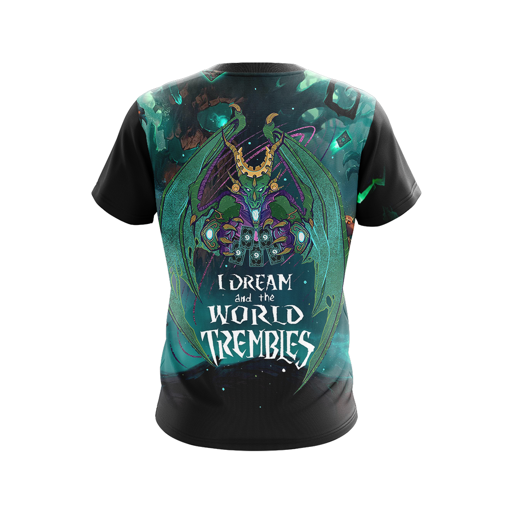 Hearthstone I Dream And The World Trembles Unisex 3D T-shirt