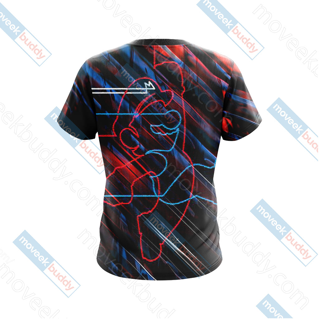 Super Mario Minimalist Unisex 3D T-shirt