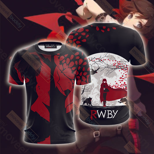 Team RWBY Ruby Rose Unisex 3D T-shirt