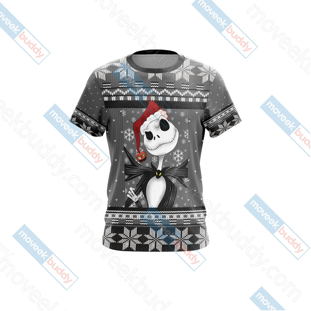 Nightmare Before Christmas - We wish you a scary christmas Unisex 3D T-shirt