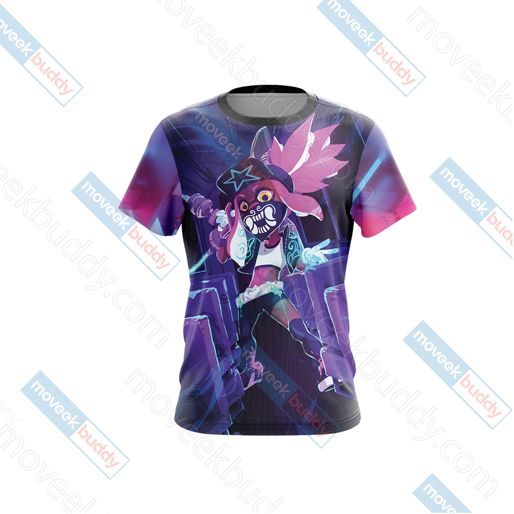 Splatoon - Akali Unisex 3D T-shirt