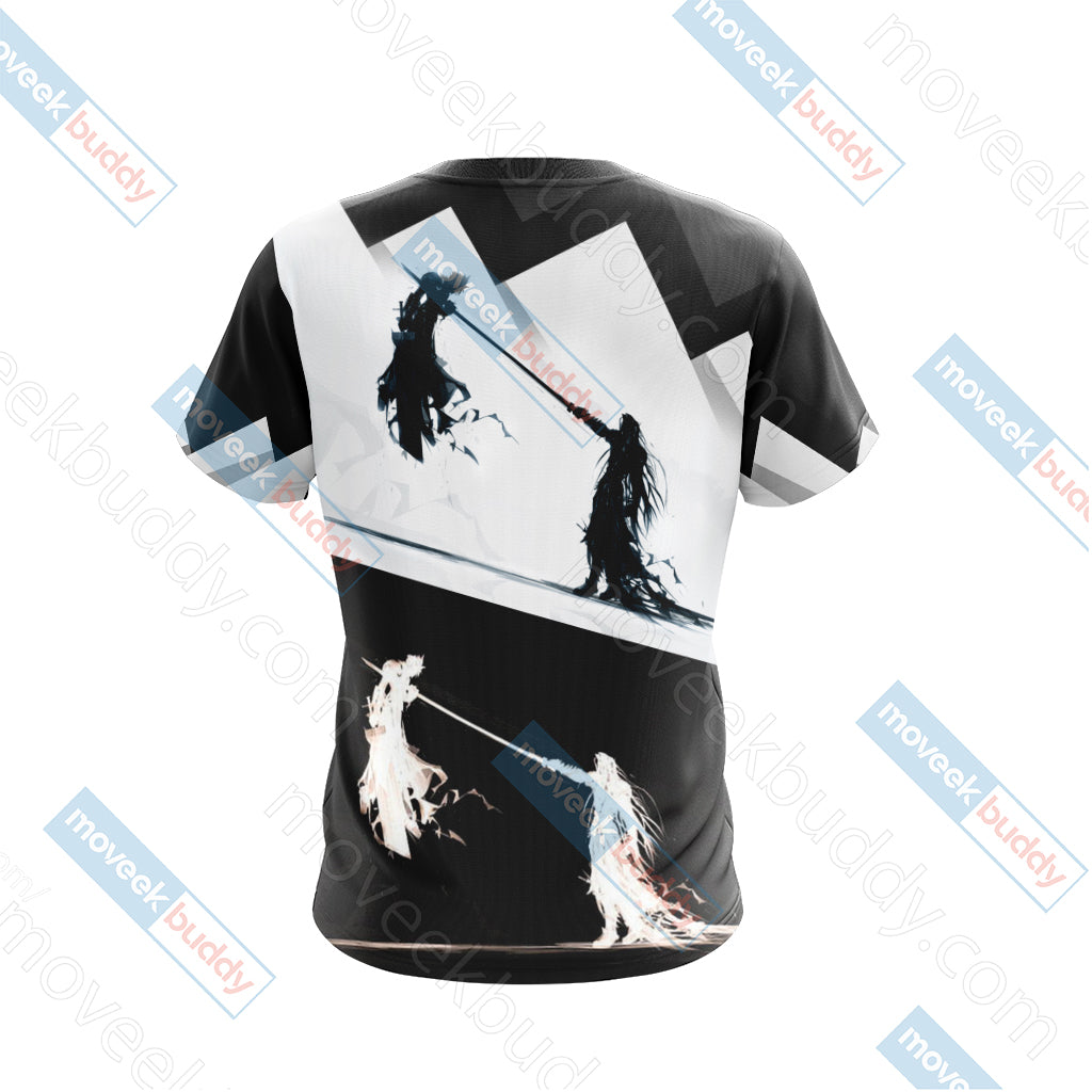 Final Fantasy 7 - Sephiroth v Cloud Unisex 3D T-shirt