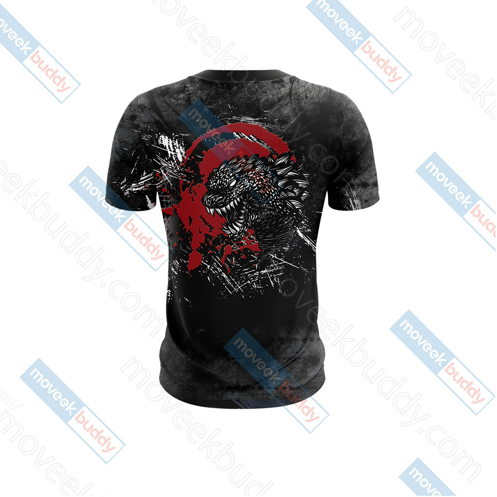 Godzilla King Of The Monsters New Version Unisex 3D T-shirt