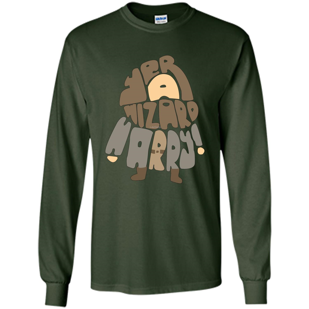Movies T-shirt Yer A Wizard Harry Forest Green S