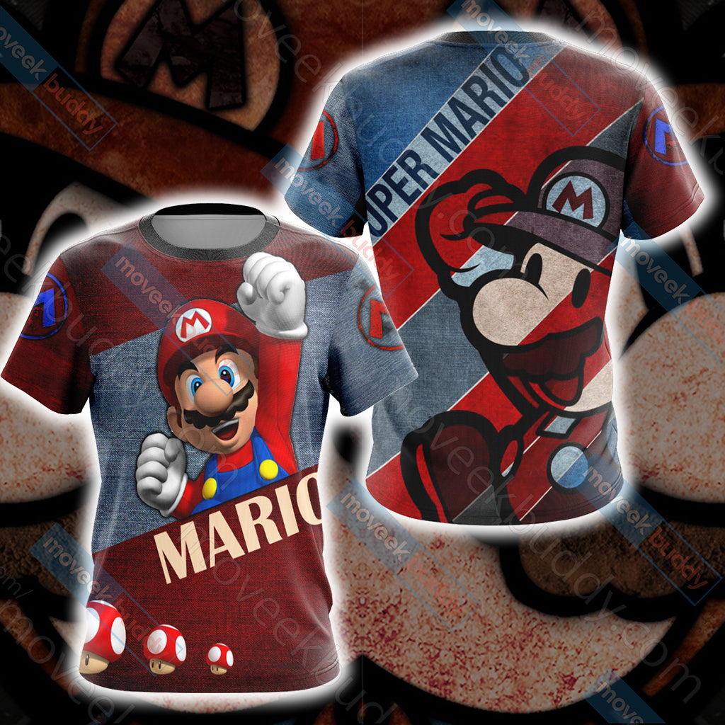 Mario New Style Unisex 3D T-shirt