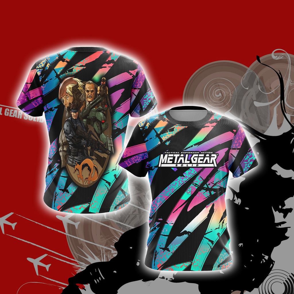 Metal Gear New Version Unisex 3D T-shirt