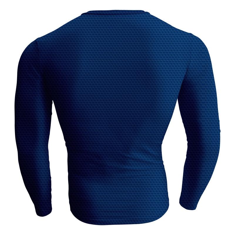 Superman Christopher Reeve Cosplay Long Sleeve Compression T-shirt