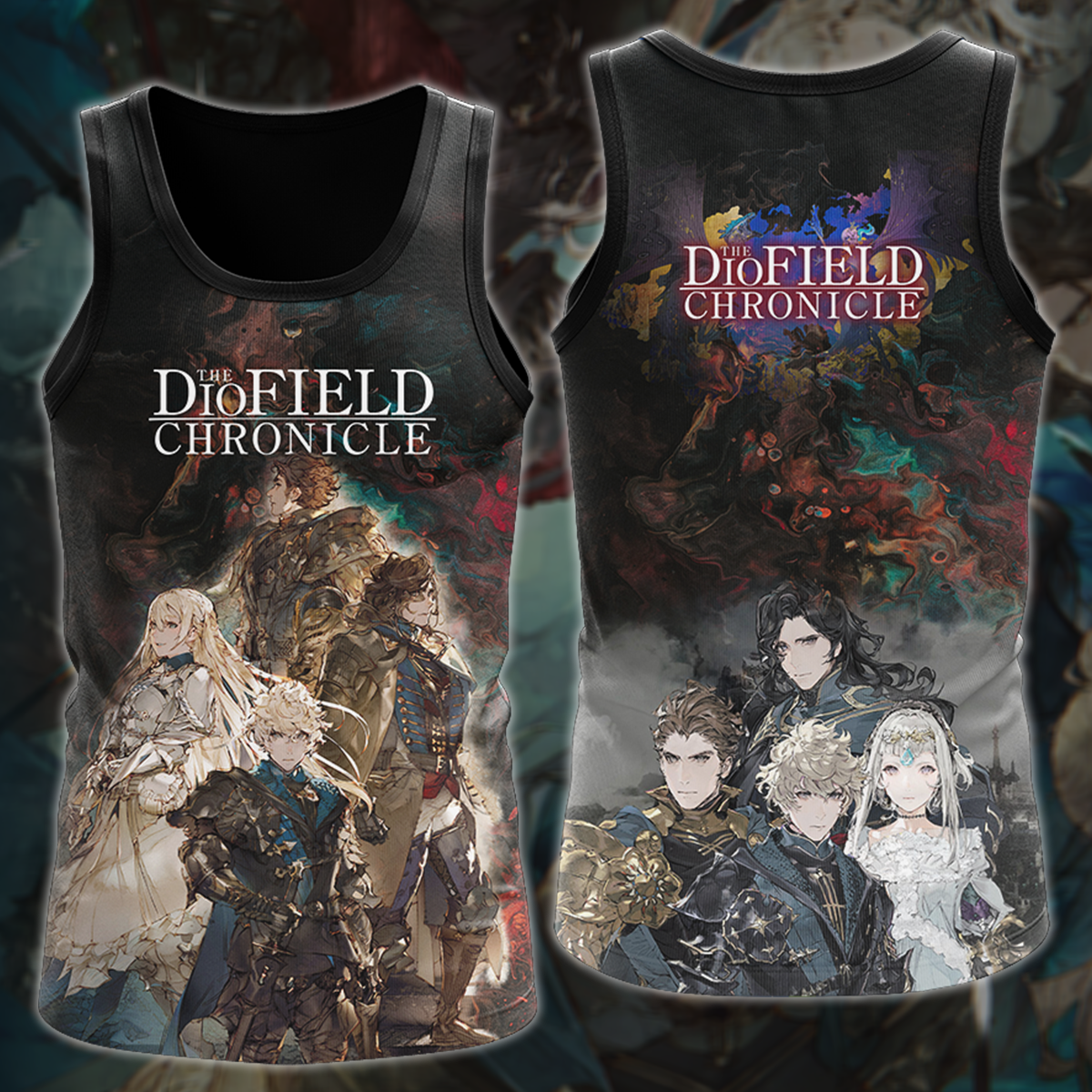 The DioField Chronicle Video Game 3D All Over Print T-shirt Tank Top Zip Hoodie Pullover Hoodie Hawaiian Shirt Beach Shorts Jogger Tank Top S