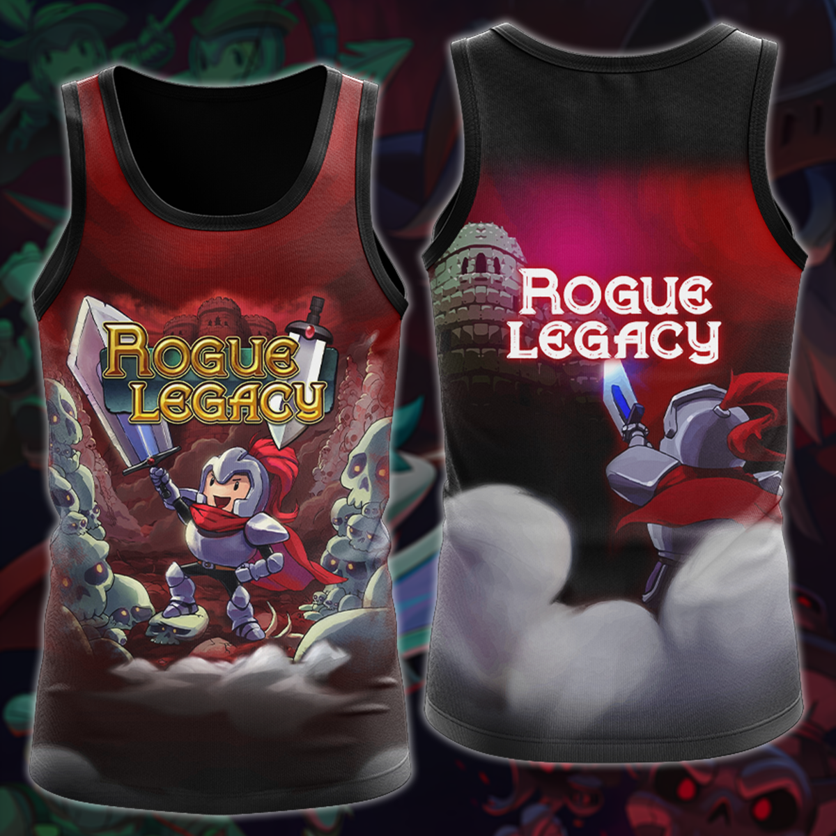 Rogue Legacy 2 Video Game All-Over T-shirt Hoodie Tank Top Hawaiian Shirt Beach Shorts Joggers Tank Top S