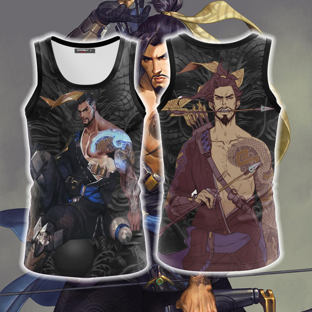 Overwatch - Hanzo Unisex 3D T-shirt Tank Top S