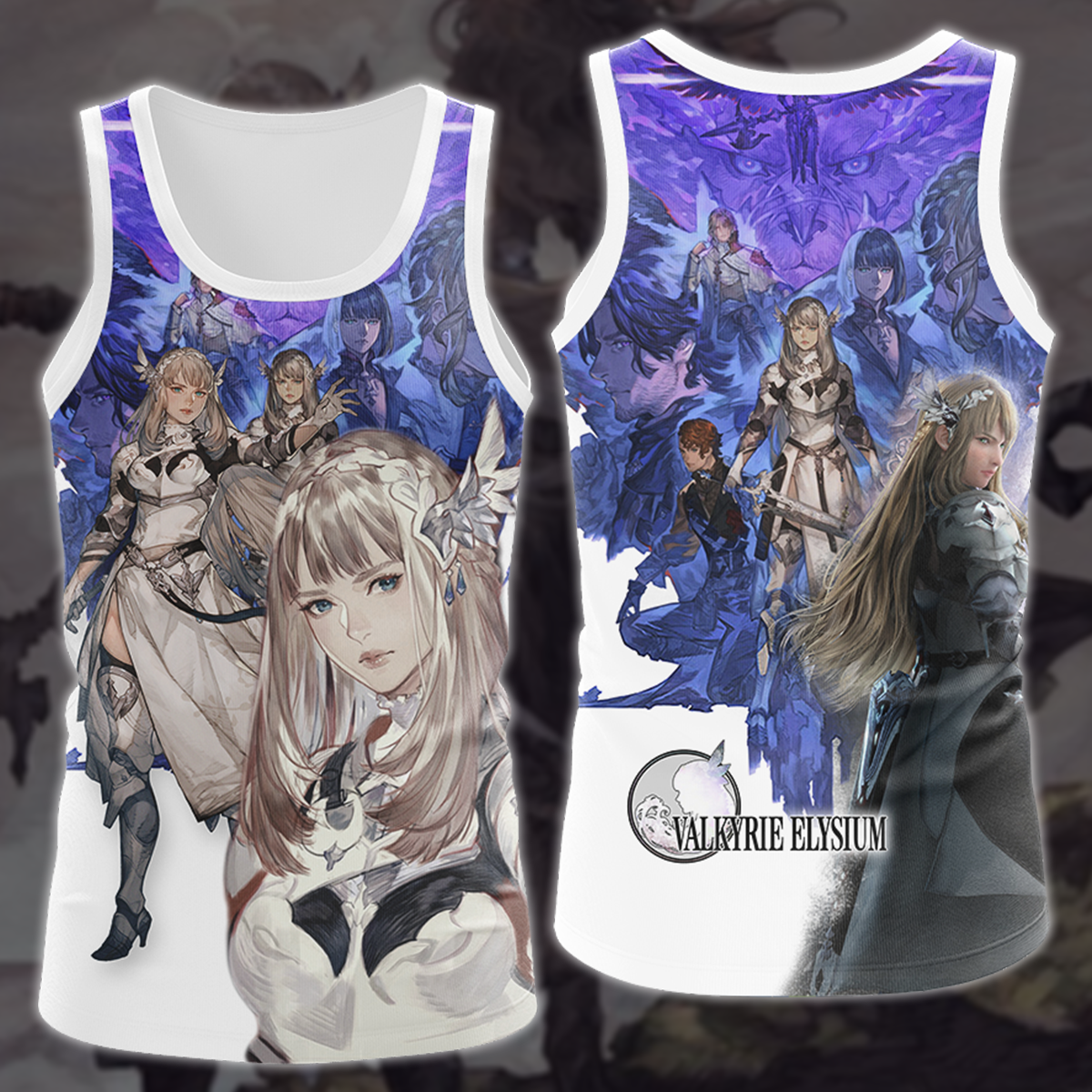 Valkyrie Elysium Video Game 3D All Over Print T-shirt Tank Top Zip Hoodie Pullover Hoodie Hawaiian Shirt Beach Shorts Jogger Tank Top S