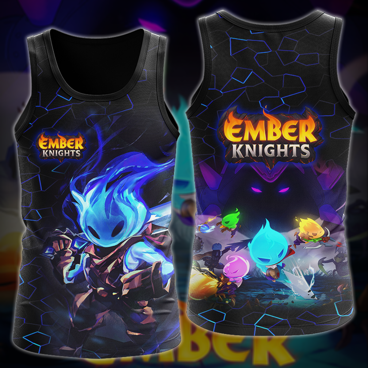 Ember Knights Video Game 3D All Over Printed T-shirt Tank Top Zip Hoodie Pullover Hoodie Hawaiian Shirt Beach Shorts Jogger Tank Top S