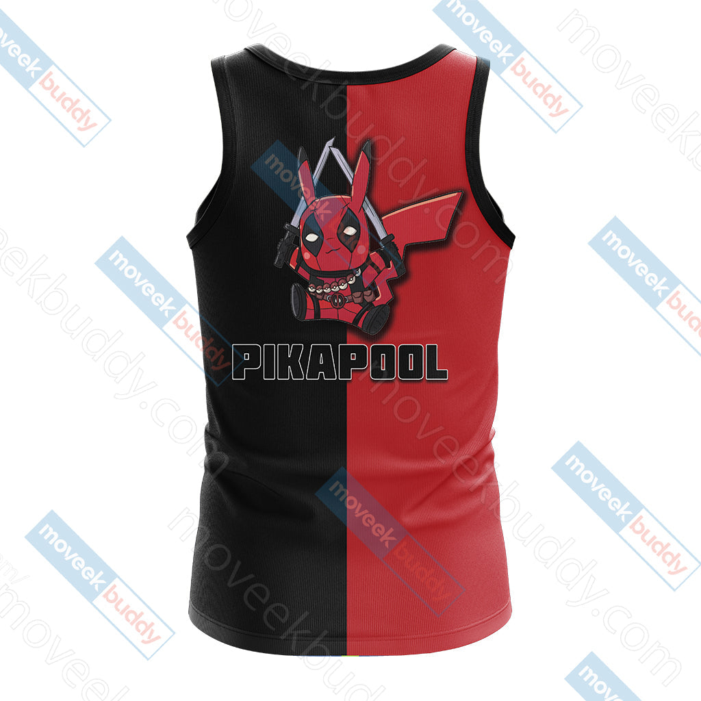 Pikachu And Deadpool Unisex 3D T-shirt