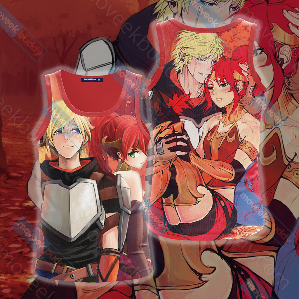 RWBY Jaune and Pyrrha Unisex 3D T-shirt Tank Top S