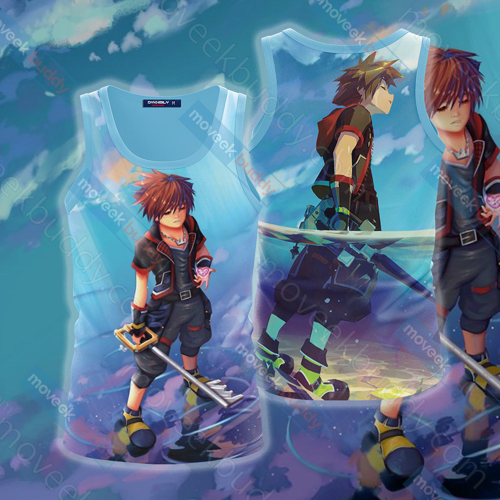 Kingdom Hearts - Sora Unisex 3D T-shirt Tank Top S