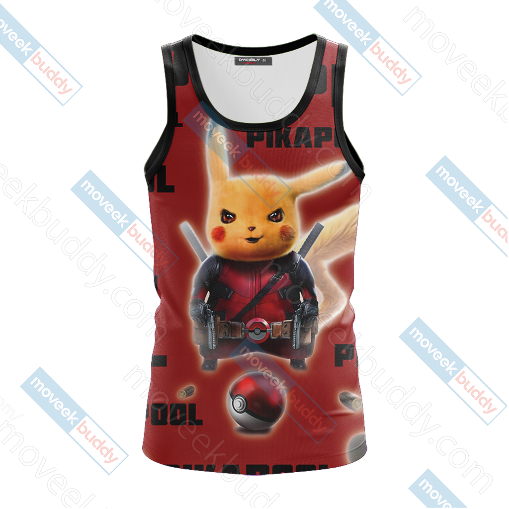 PikaPool Deadpool And Pikachu New Unisex 3D T-shirt