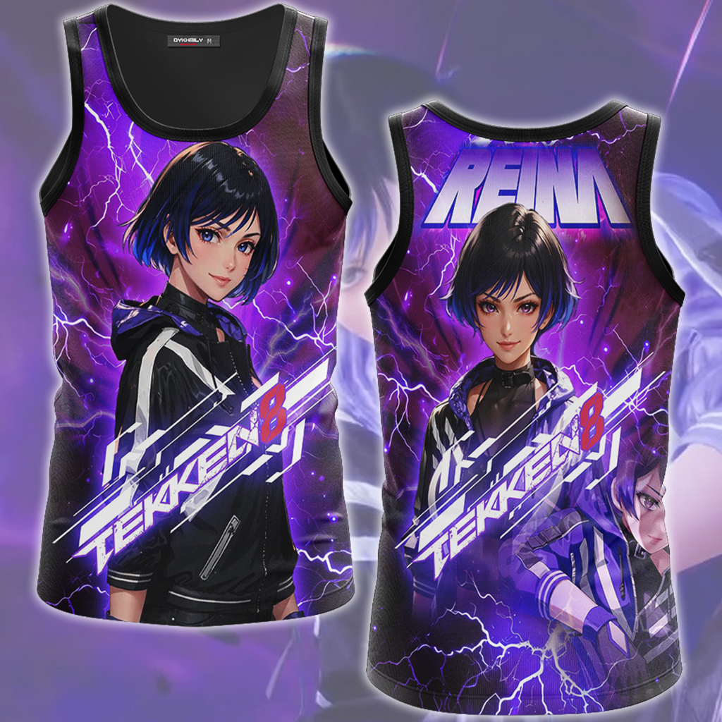 Tekken 8 Reina Video Game All Over Printed T-shirt Tank Top Zip Hoodie Pullover Hoodie Hawaiian Shirt Beach Shorts Joggers Tank Top S
