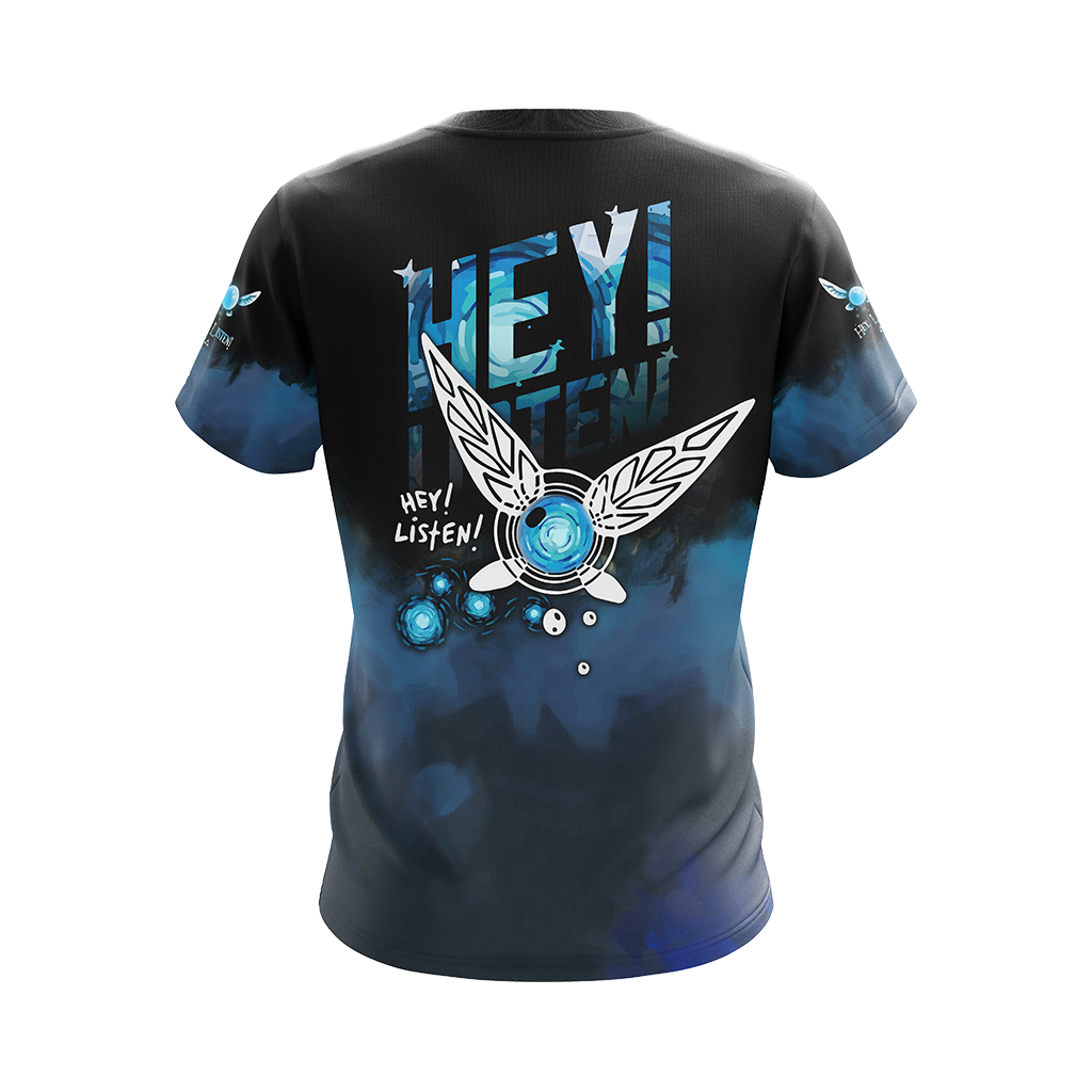 The Legend Of Zelda Navi Fairy Hey Listen Unisex 3D T-shirt Zip Hoodie